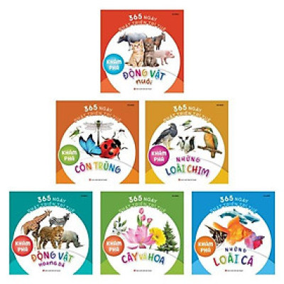 Bộ 365 Ngày Phát Triển Trí Tuệ - Khám Phá - Bộ 6 Cuốn