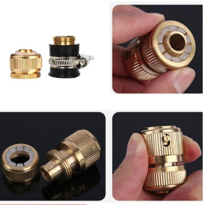  Bộ dây vòi xịt nước rửa xe, tưới cây . tăng áp 3 lần, loại 20m 206236 đầu đồng,cút đồng+ tặng đai