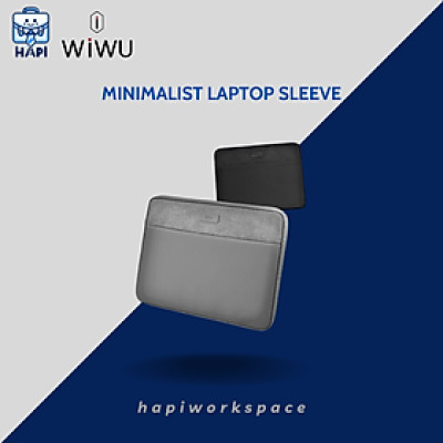 Túi đựng Laptop WiWU Minimalist Laptop Sleeve Wi-MLS 14/16 inch: Mỏng nhẹ, chống thấm, ngăn phụ kiện