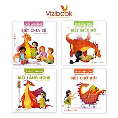 Sách cho bé - "Bí Kíp Luyện Rồng" - Cùng Rồng Nhỏ Học Điều Hay - Trọn bộ 8 cuốn - Sách tranh