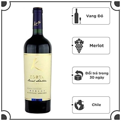 Rượu vang Korta Gran Reserva Merlot