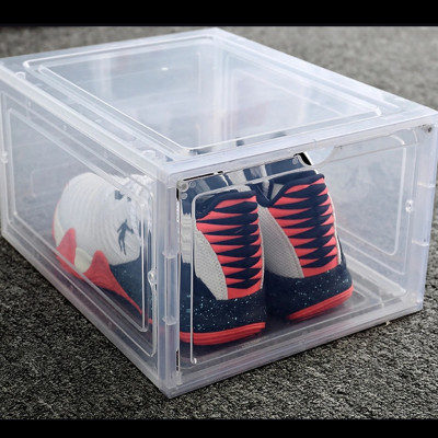 Combo Hộp Đựng Giày Nhựa Cứng Cao Cấp Size Lớn Cửa Nam Châm Lắp Ráp Tiện Lợi 