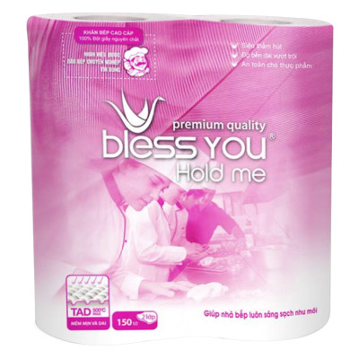 Combo 6 Cặp Khăn Bếp Cuộn Bless You Alavie (Cặp 2 Cuộn)