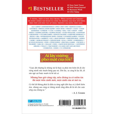 Ai Lấy Miếng Pho Mát Của Tôi ? (Tái Bản)