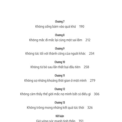 13 Điều Người Có Tinh Thần Thép Không Làm