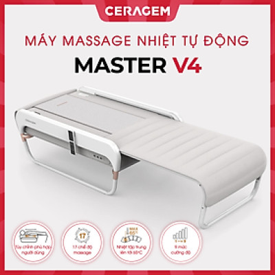 Giường mát xa/massage nhiệt Ceragem Master V4 màu trắng