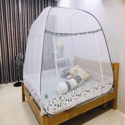 Màn Chụp , Mùng Chụp Cao Cấp Mộc Miên Đỉnh Rộng - Kích Thước 1,8mx2m - 2 cửa ( Hà Nội )