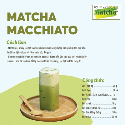 Bột trà xanh Matcha gold 500gr