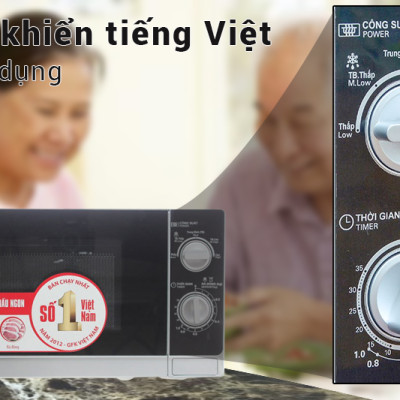 Lò Vi Sóng Sharp R-205VN(S) - 20L - Hàng chính hãng