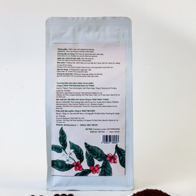 Cà Phê Rang Xay - ROBUSTA & ARABICA Déli túi 500gr [CHUYÊN SỈ] HSD: 12 tháng, hậu vị đắng nhẹ, thơm nồng nàn