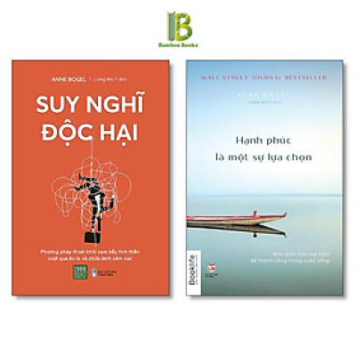 Sách - Combo 2 Cuốn: Suy Nghĩ Độc Hại + Hạnh Phúc Là Một Sự Lựa Chọn - Anne Bogel - 1980 Books
