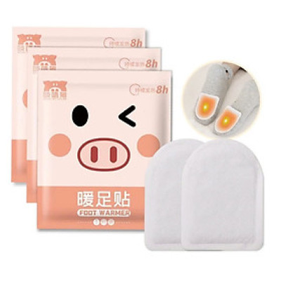 Gói 2 Miếng Dán Giữ Nhiệt Bàn Chân Và Cơ Thể Dán Nóng Ủ Ấm Chân Ấm Áp Cả Ngày Ngủ Ban Đêm Mùa Đông Văn Phòng Đi Chơi Phượt Dã Ngoại Du Lịch