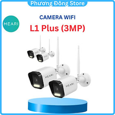 Camera MEARI L1 Plus Wifi Không Dây (3MP - Hàng chính hãng