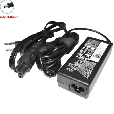 Adapter Sạc laptop Dell 65w (19.5v-3,34A) đầu kim nhỏ 4.5mm x 3.0mm dùng cho laptop Inspiron 11, 13, 14, 15, 17 và XPS 11 12 13, 18 - Hàng chính hãng