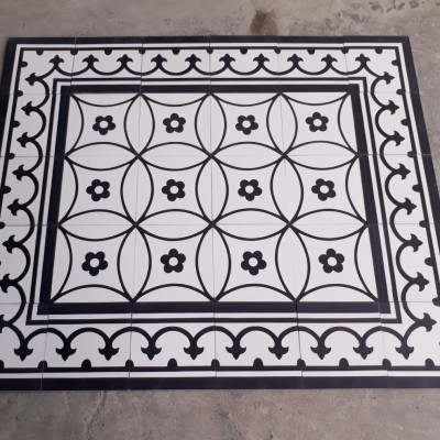 Gạch Bông Xi măng Hoa Văn Juno Sofa 20 x 20 x 1,5cm