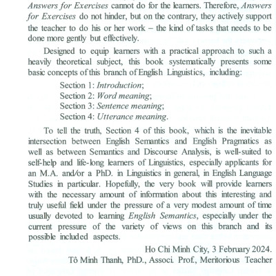 Ngữ Nghĩa Học Tiếng Anh