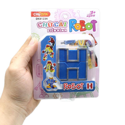 Đồ Chơi Lắp Ráp Biến Hình Robot Chữ Cái H - Cresta DK81234