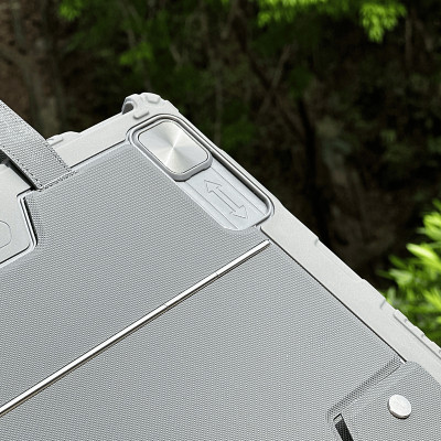 Bao da kèm Bàn Phím cho iPad Pro 11 M4 2024, iPad Pro 13 inch M4 2024, iPad Air 6 M2 11inch / Air4 / Air5 / Pro 11 inch M1-M2 hiệu Nillkin Carry Go Có Đèn Nền Tay Cầm Từ Tính Di Động/ Đèn nền 7 Màu/ Độ Sáng 4 Mức - Hàng chính hãng