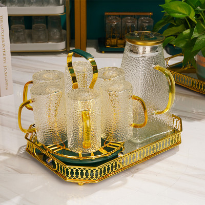  GIÁ KHAY ÚP LY CỐC KIM LOẠI MÀU VÀNG - XANH CỔ VỊT CÓ ĐĨA HỨNG NƯỚC CAO CẤP - ( TẶNG SÉT 04 CỌ VỆ SINH VÒI ẤM NỘI ĐỊA NHẬT BẢN )