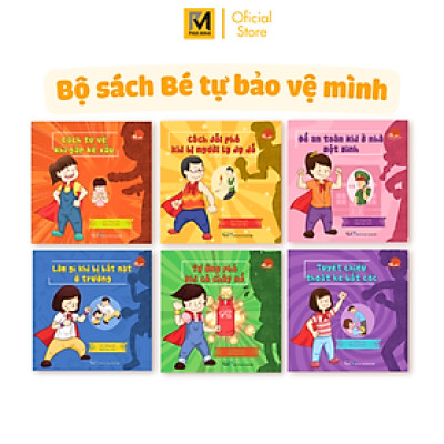 Trọn Bộ 6 cuốn - Kĩ Năng Tự Bảo Vệ Mình - Sách Kỹ Năng Sống Cho Bé