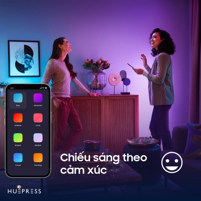Đèn led thông minh HUEPRESS myHue Bulb L1 cao cấp WIFI 16 triệu màu RGBCW 9W - Điều khiển bằng app
