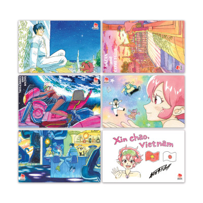 Combo Sazan Và Cô Gái Sao Chổi (2 Cuốn) [Tặng Kèm Set 6 Mini-Card]