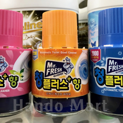 Cốc thả bồn cầu tẩy xanh toilet Mr.Fresh 180g hương Táo Quế