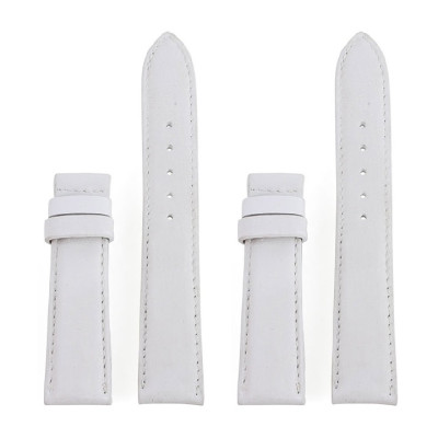 HJ8119-20-21-22 - Dây đồng hồ Huy Hoàng da bò size 16, 18, 20 màu trắng, cam, kem, tím nhạt