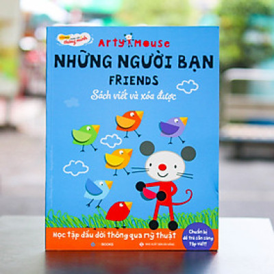 Sách- Artymouse - Những Người Bạn (Sách viết và xóa được)