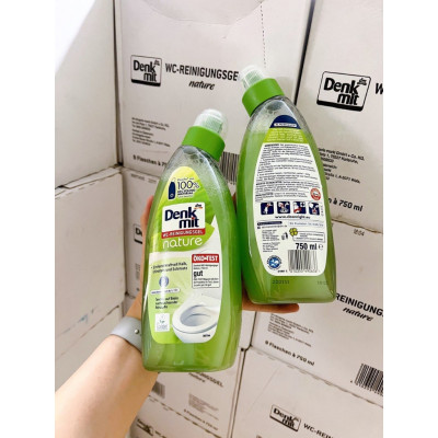 Nước tẩy bồn cầu, toilet, nhà tắm, nhà vệ sinh Denkmit WC Nature Đức 750ml