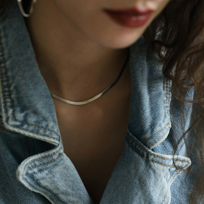 Dây chuyền nam nữ UNISEX sợi mì hợp kim cao cấp siêu đẹp, dài 45cm, 50 cm, rộng 3mm,4mm