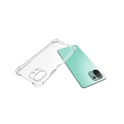Ốp lưng dành cho Xiaomi Mi 11 Lite bảo vệ camera, dẻo trong suốt, chống va đập - Hàng nhập khẩu