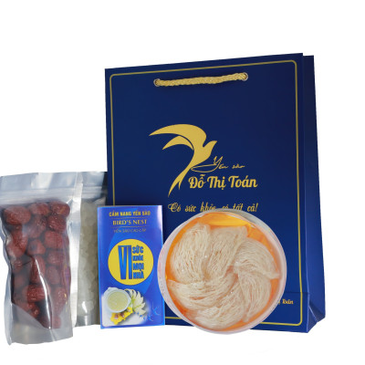 TỔ YẾN RÚT LÔNG XƯƠNG HỘP 50GR -YẾN SÀO ĐỖ THỊ TOÁN - YẾN RÚT LÔNG 100% SỢI - YẾN SÀO CHỐNG LÃO HÓA - TĂNG CƯỜNG HỆ MIỄN DỊCH