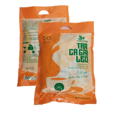 Trà Cà Gai Leo Thái Hưng 50 túi lọc - Mát gan thanh nhiệt, giải độc, giảm mụn nhọt (250g)