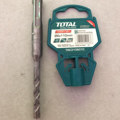 MŨI KHOAN BÊ TÔNG BỐN CẠNH (+) SIZE TỪ 6 X 110MM ĐẾN 25X 310MM TOTAL - HÀNG CHÍNH HÃNG