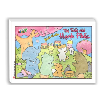 Sách Tô Màu - Baby Three Ở Vương Quốc Ngọt Ngào, Tết Và Lễ Hội, Thị Trấn Nhỏ Hạnh Phúc - Combo 3 Cuốn - Minh Thắng