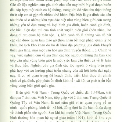 Gia Đình Của Người Hà Nhì Và Người Giáy Ở Vùng Biên Giới Việt Nam - Trung Quốc (Sách Chuyên Khảo) -  Viện Dân Tộc Học; TS. Hoàng Phương Mai chủ biên