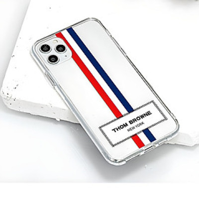 Ốp lưng trong suốt chống sốc cho iPhone 12 / iPhone 12 Pro hiệu Likgus Thom Browne (bảo vệ toàn diện, chất liệu cao cấp, thiết kế thời trang)  - hàng nhập khẩu (Likgus là thương hiệu, thom browne là tên mã)