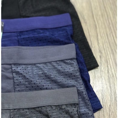 Quần Lót Nam ️️ Hộp 4 Quần Sịp Đùi Thông Hơi NO408 MỀM MỊN MÁT