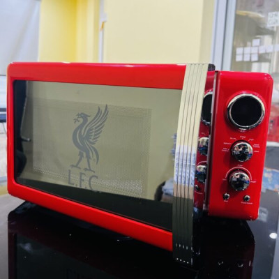 Lò vi sóng Swan Liverpool đỏ Hàng chính hãng