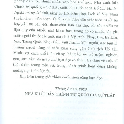 Hồ Chí Minh – Người Mang Lại Ánh Sáng - Tập 2