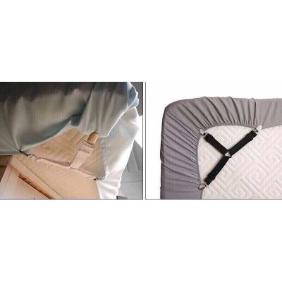 Sét 4 kẹp ga giường chống xô lệch