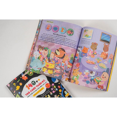 140++ trò chơi thần kỳ, phát triển trí não toàn diện cho trẻ 3-9 tuổi