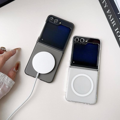 Ốp Lưng Từ Tính Cho Samsung Galaxy Z Flip 6 / Z Flip 5 Nhựa Cứng Nhám - BUM STORE GALAXY CASE