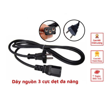Dây Nguồn Liền Phích Đa Năng Dành Cho Máy Tính, Nồi Cơm, Nồi Lẩu, Các Thiết Bị Gia Đình, An Toàn. Takyhome 8602