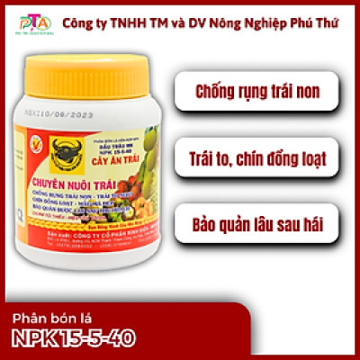 Phân Bón Lá Cao Cấp Đầu Trâu MK 15-5-40 (Cây Ăn Trái) 400g