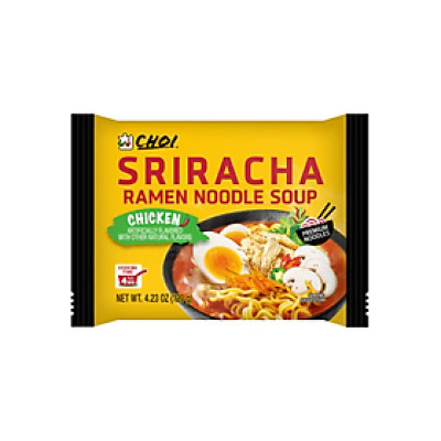Mì Choi Sriracha gói 120g (Vị gà)