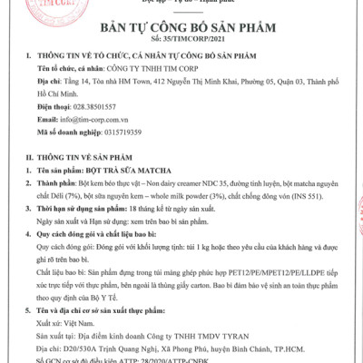 Trà Sữa Matcha Tự Pha 3in1 Déli- 250gr