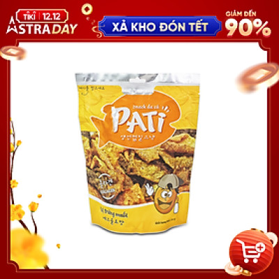 Snack da cá sấy giòn vị trứng muối  50g