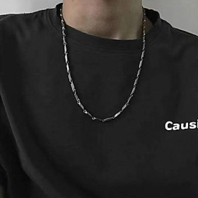 Dây chuyền nam vòng cổ Xích Trơn Basic nam nữ unisex Titan bạc đẹp không gỉ trangsucpt PTDCNA13